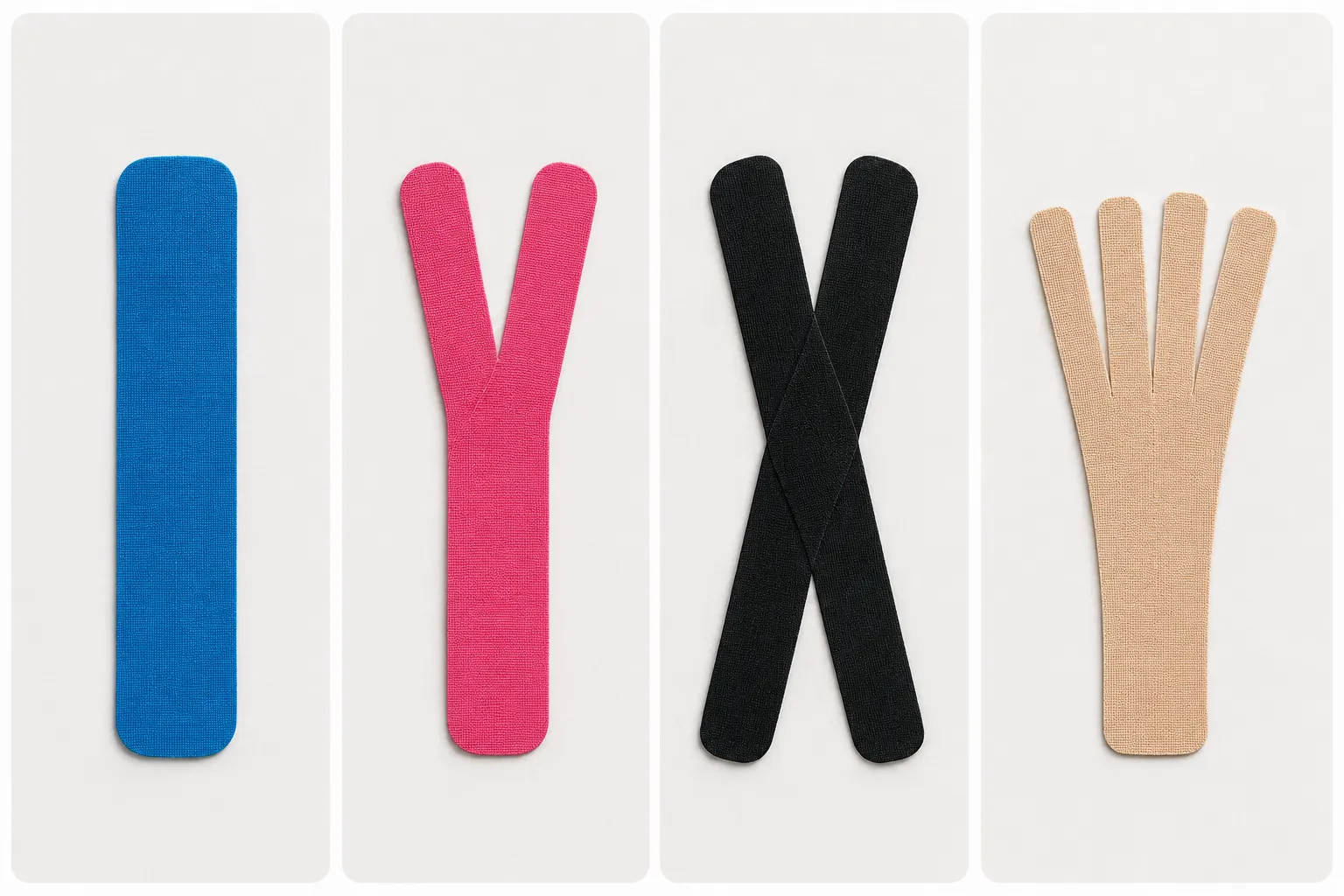 Zuschnittformen von Kinesiology-Tape
